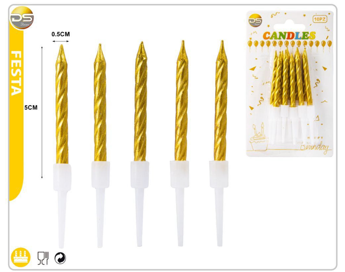 CANDELA 10pz 5,7cm