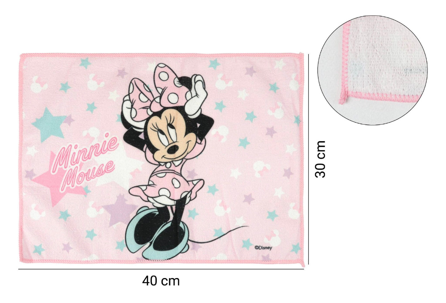 TOVAGLIETTA minnie in tessuto 40x30cm