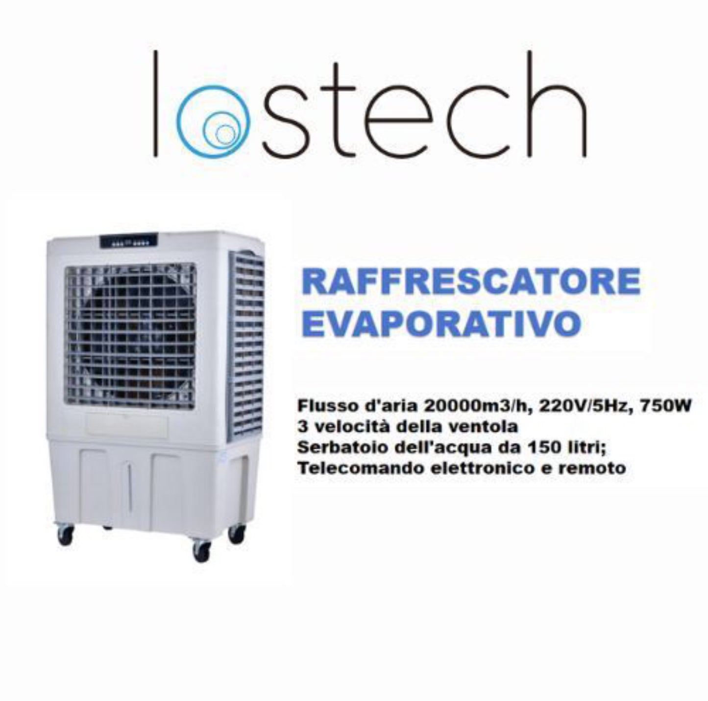 LOSTECH raffrescatore evaporativo 45L