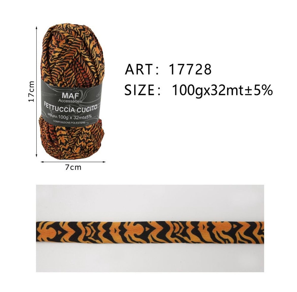 MAF FETTUCCIA CUCITO 17728