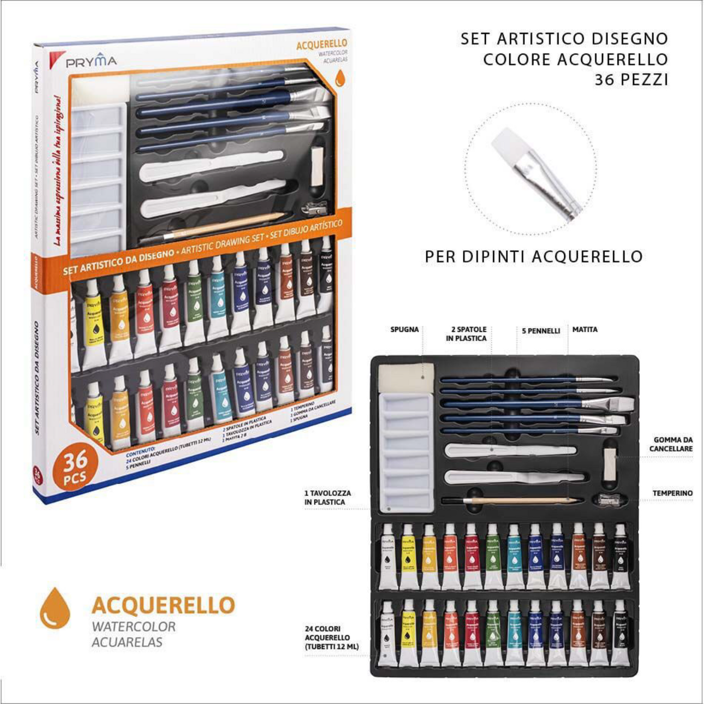 PRYMA set artistico da disegno 35pz