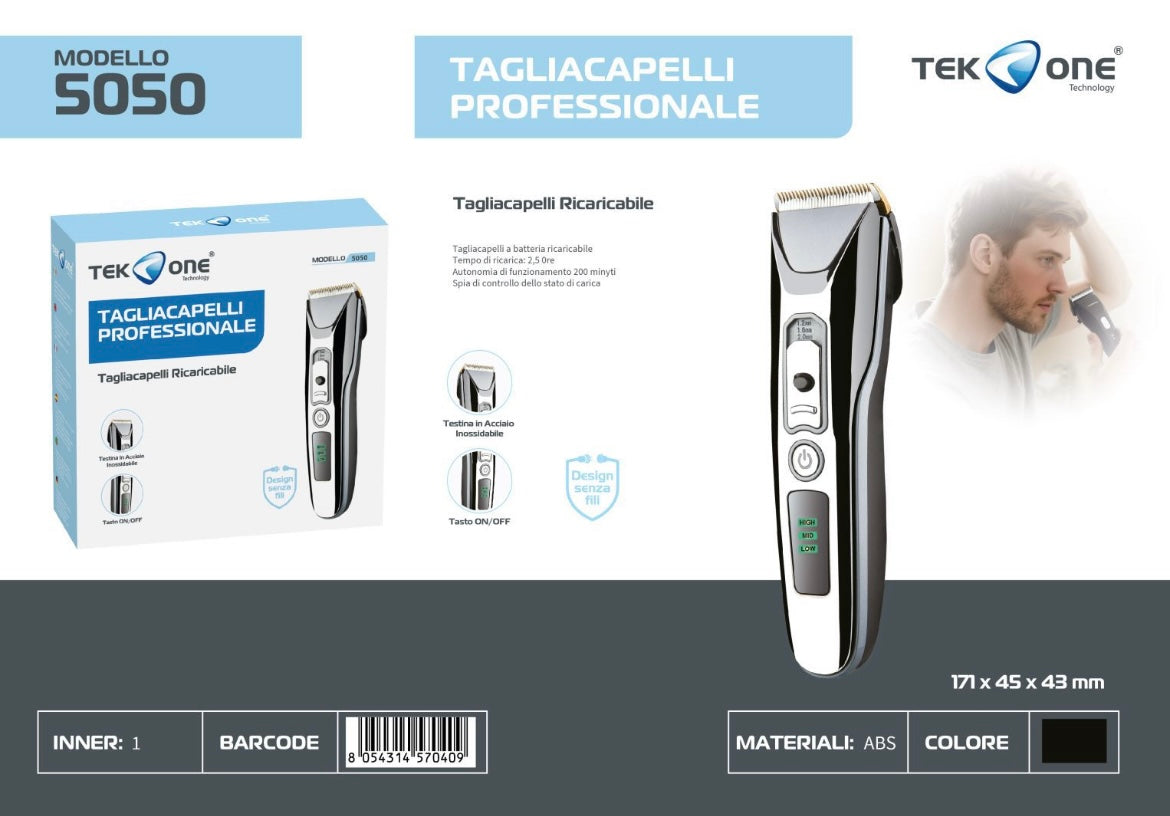 TEK ONE REGOLACAPELLI PROFESSIONALE 5050
