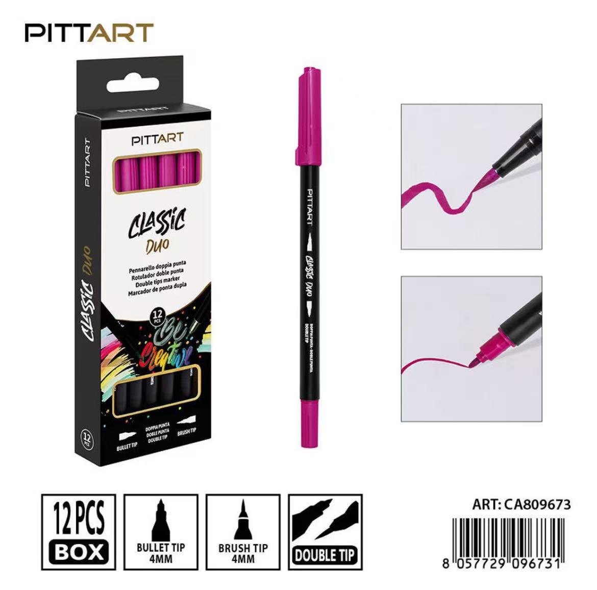 PRYMA PENNARELLO DUO D/PUNTA 011 FUCSIA