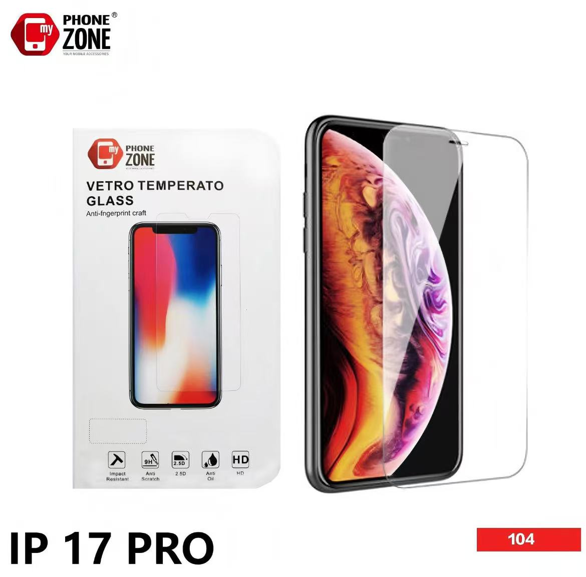 VETRO TEMPERATO IP 17 PRO