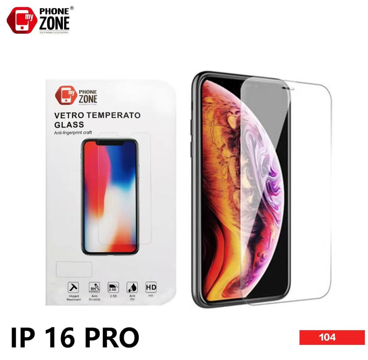 VETRO TEMPERATO IP 16 PRO