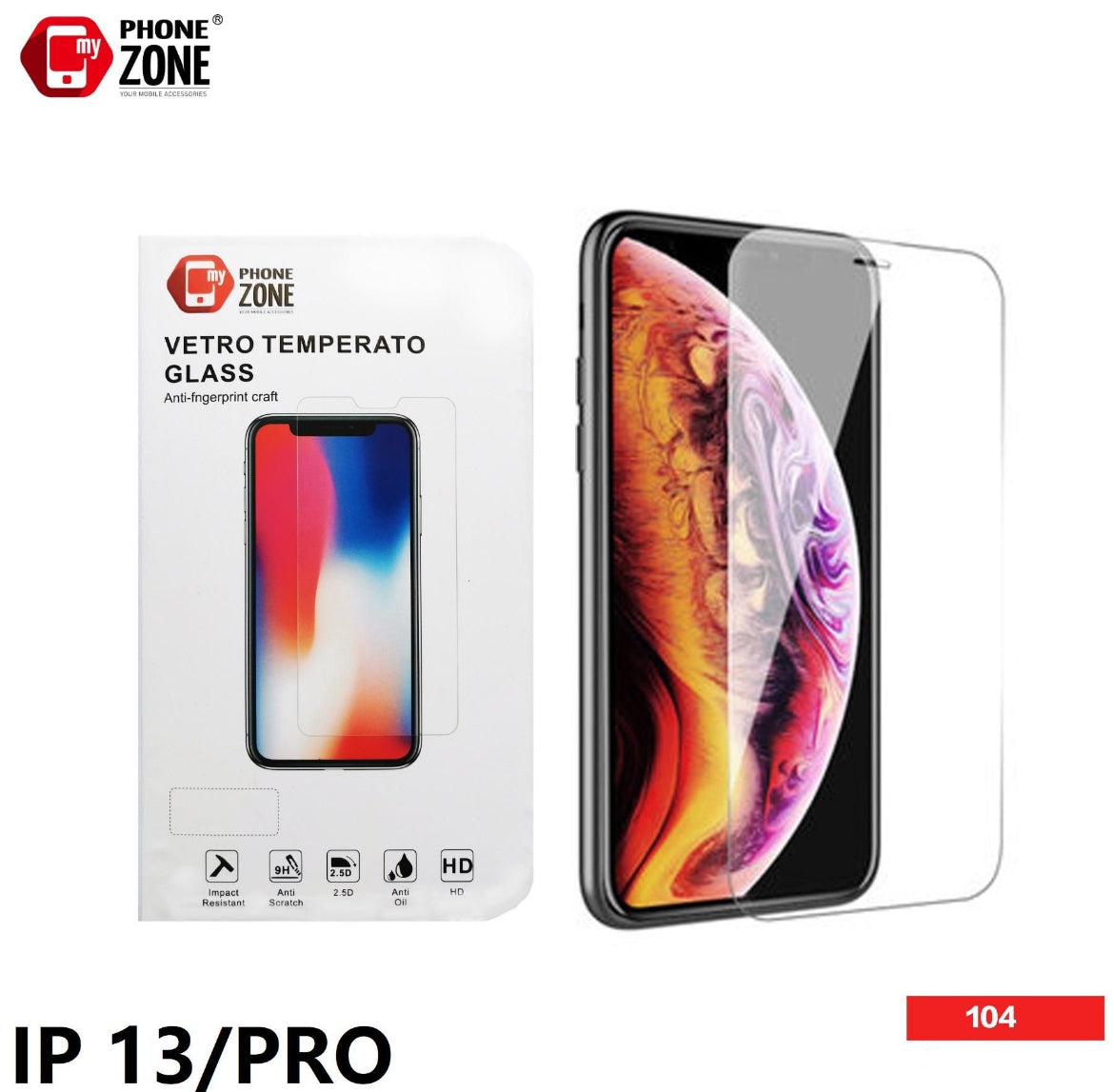 VETRO TEMPERATO IP 13/PRO