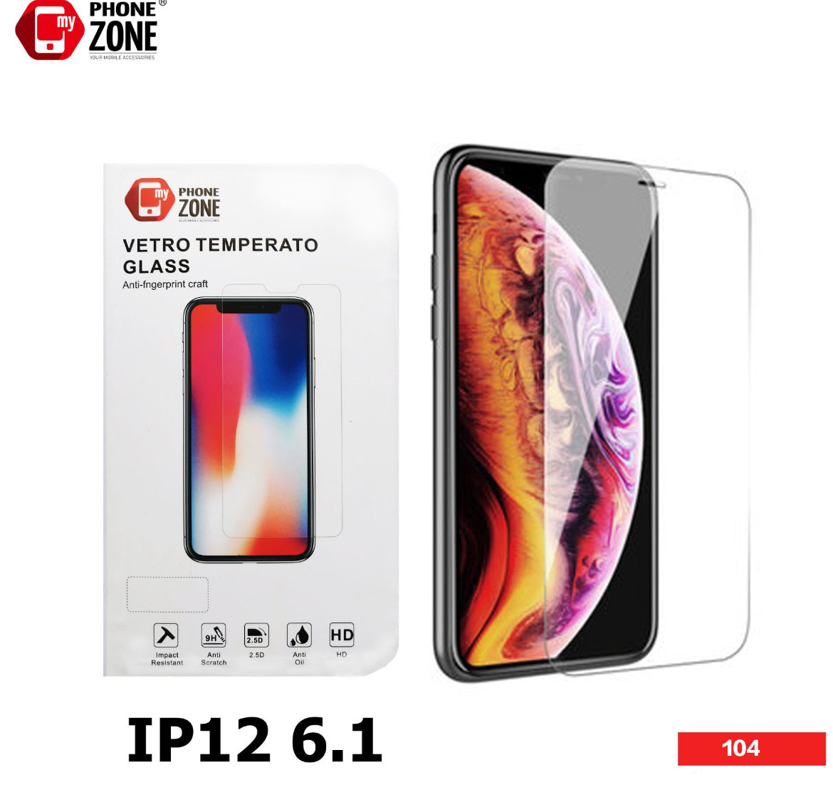 VETRO TEMPERATO IP 12/PRO