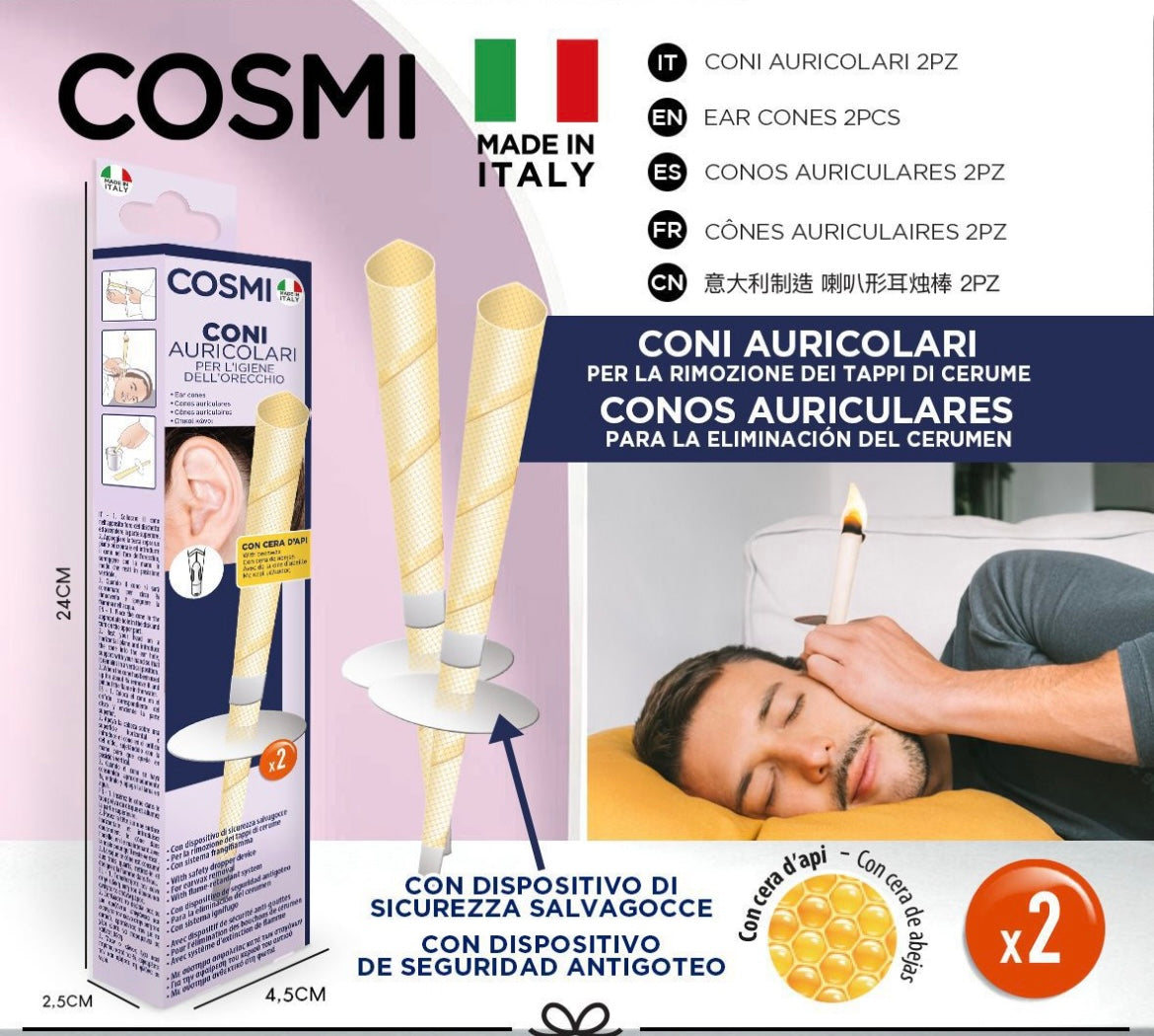 COSMI CONI AURICOLARI CON SALVAGOC. 2PZ