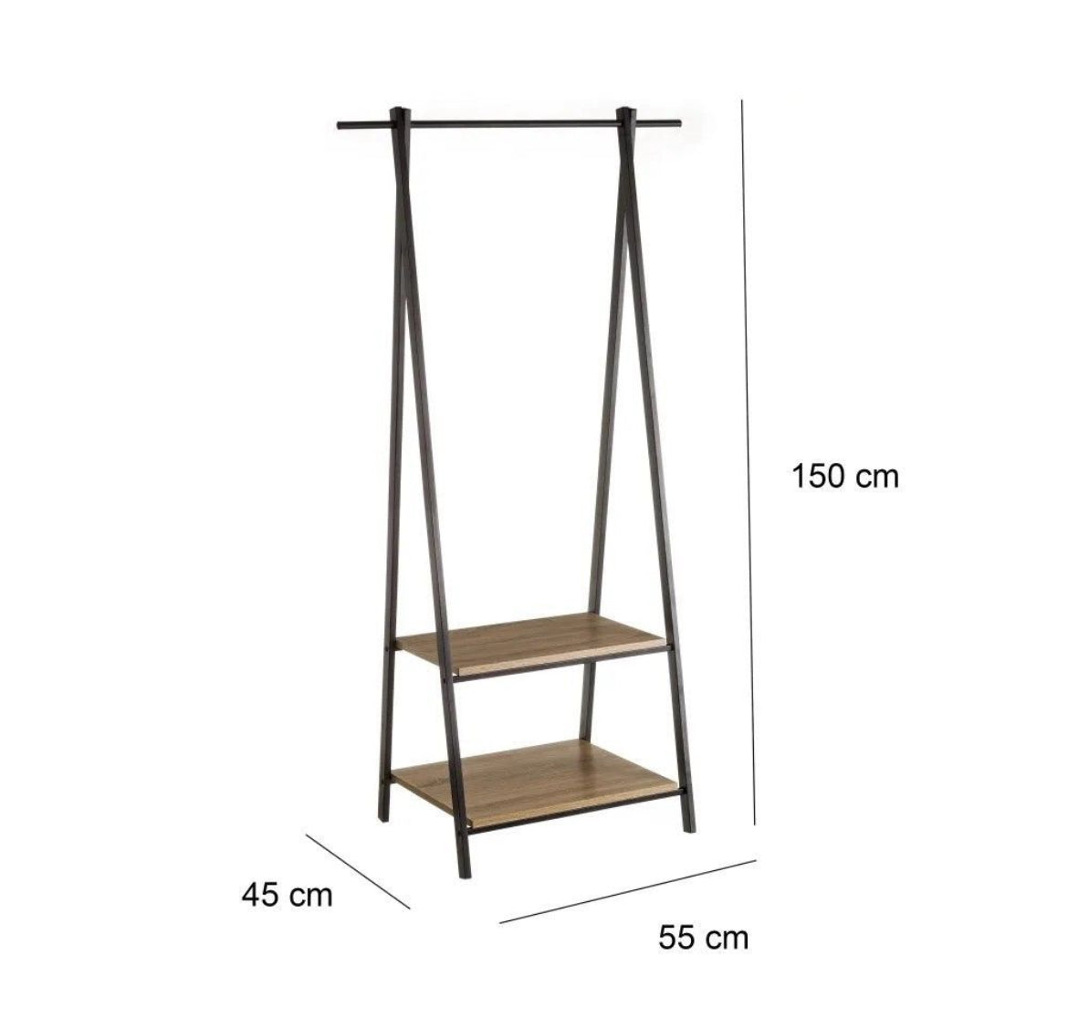 APPENDIABITI PB-METALLO 55 X 45 X 150 CM