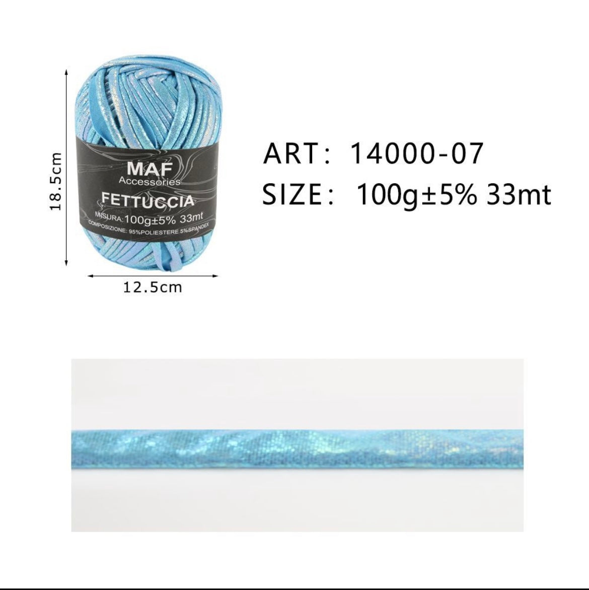 MAF FETTUCCIA 100G 33MT 14000-07