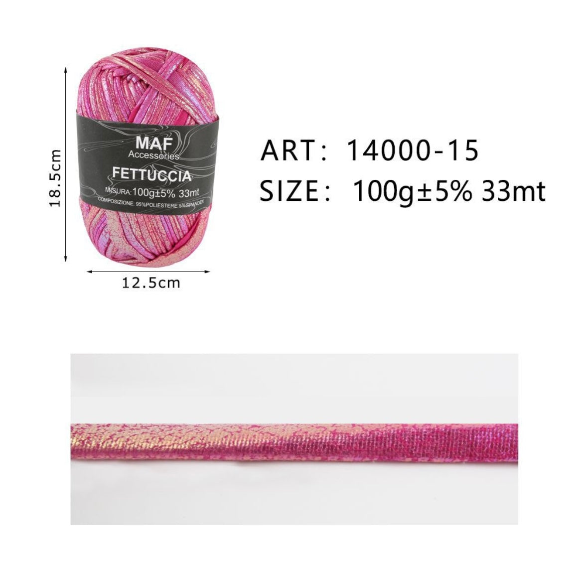MAF FETTUCCIA 100G 33MT 14000-15