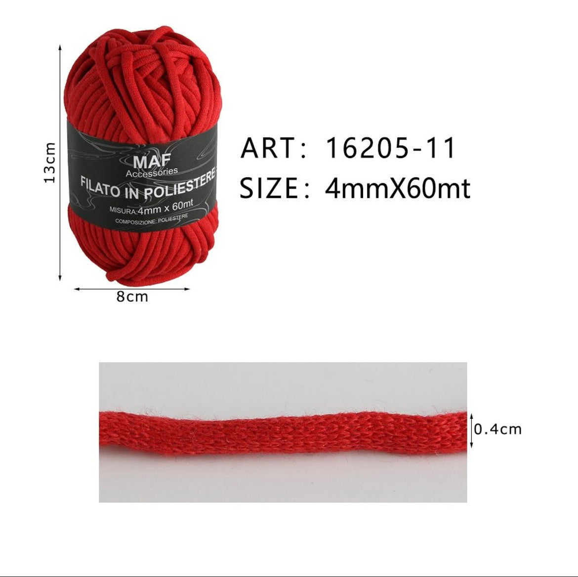 MAF FILATO IN POLIESTERE 16205-11