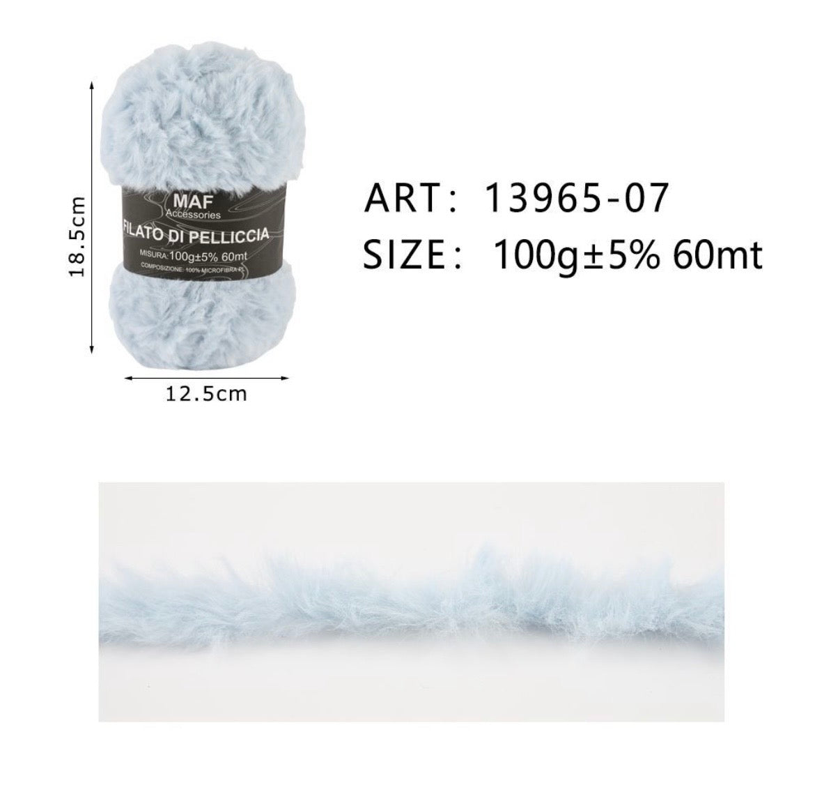 MAF FILATO DI PELLICCIA 100G 13965-07
