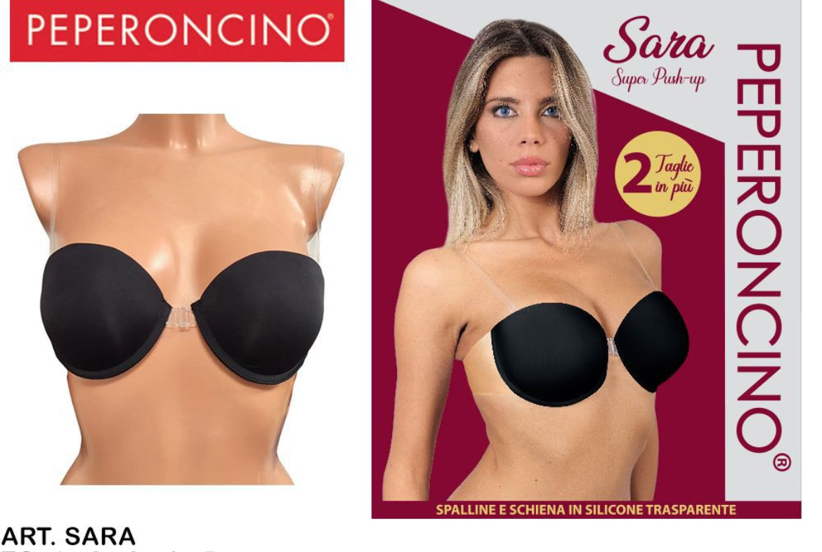 PEPERONCINO reggiseno SARA nero