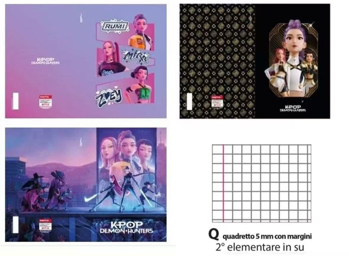 KPOP quarderno rig Q
