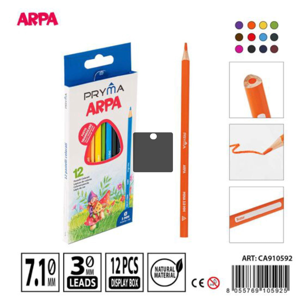 PRYMA ARPA pastelli da 12