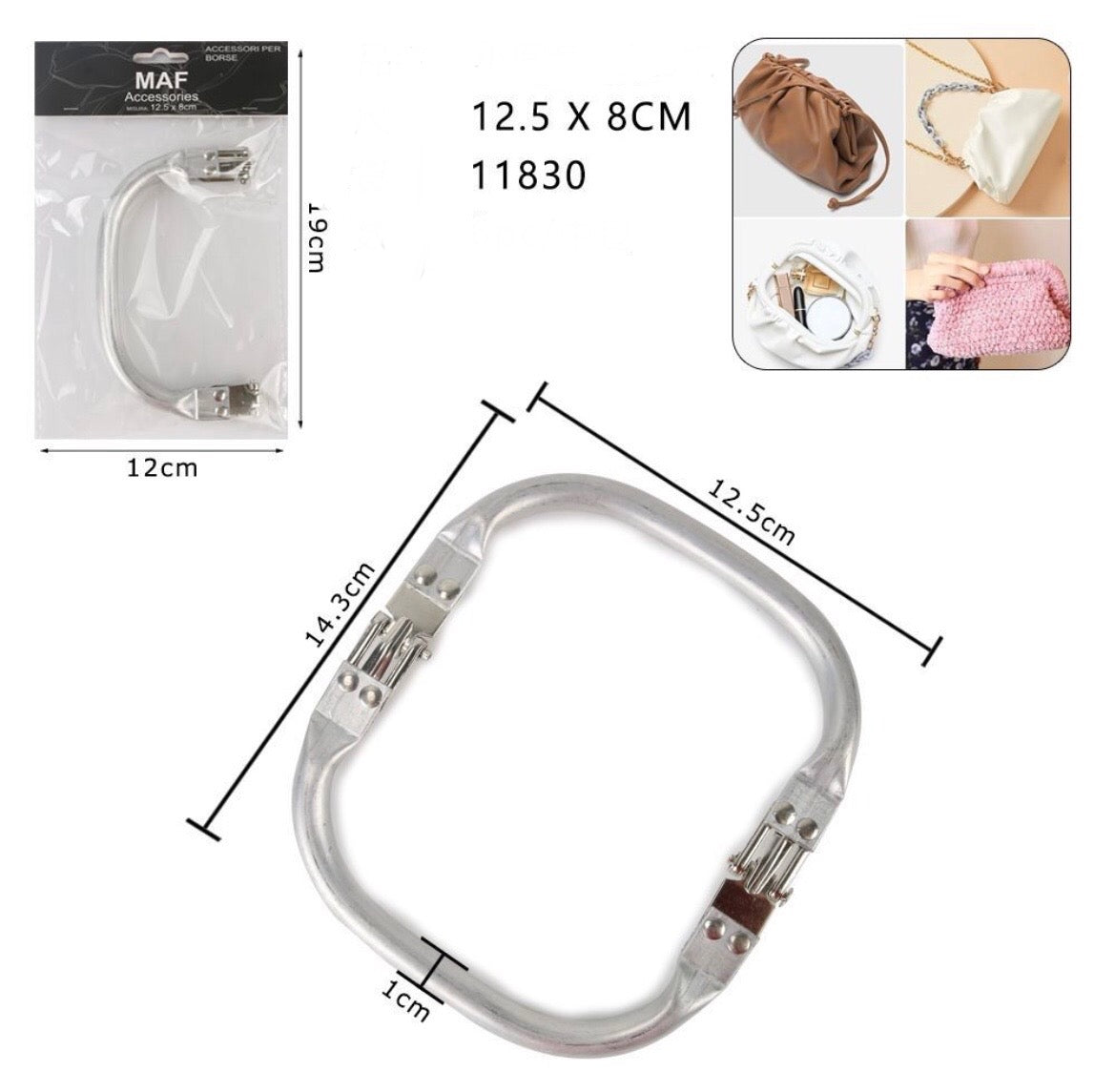 CLUTCH chiusura 12.5x8cm mod.11830