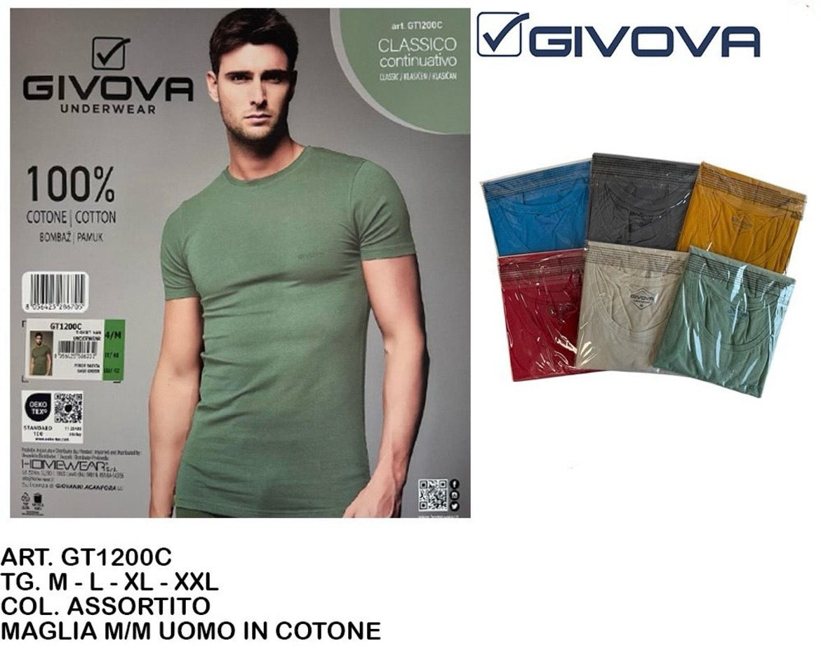 GIVOVA SHIRT UOMO COTONE GT1200C