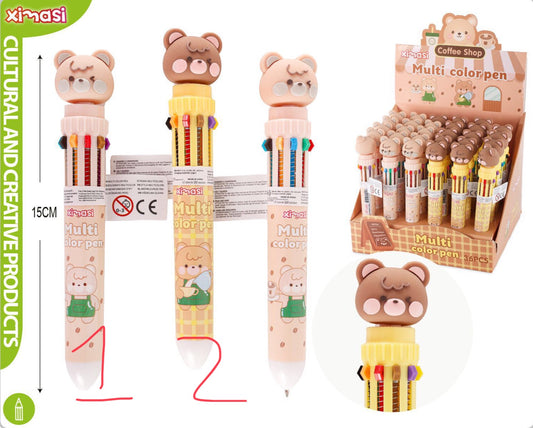 PENNA dieci colori orsetto