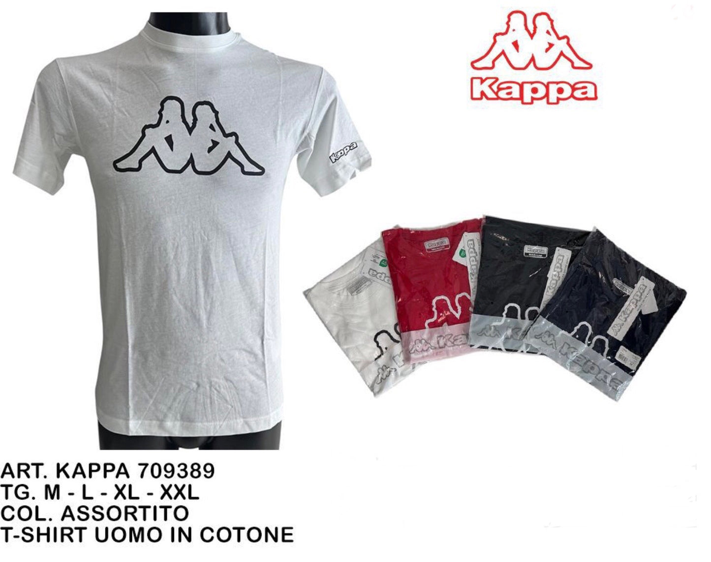 T-SHIRT uomo in cotone KAPPA 709389
