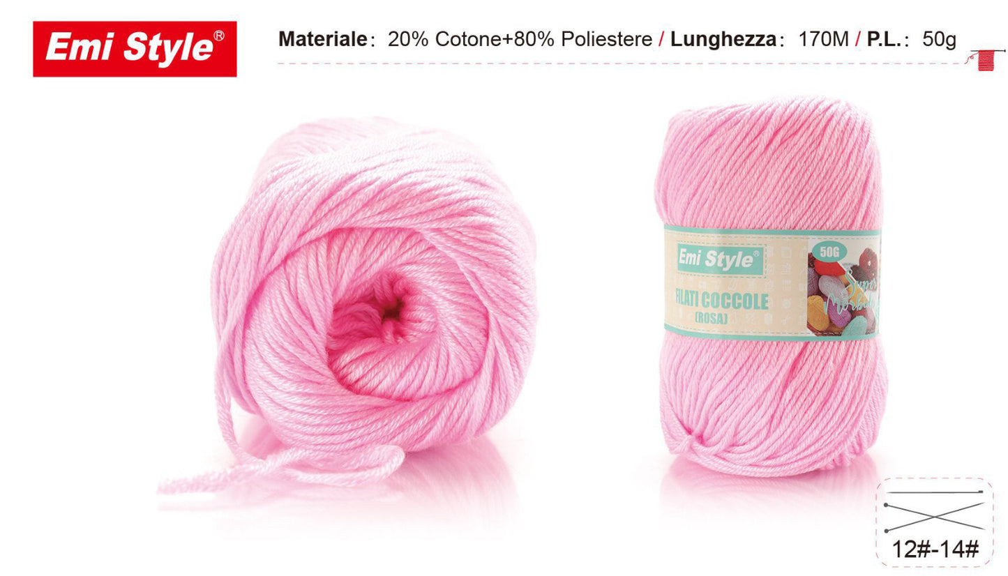 Filati coccole ROSA S26 50g