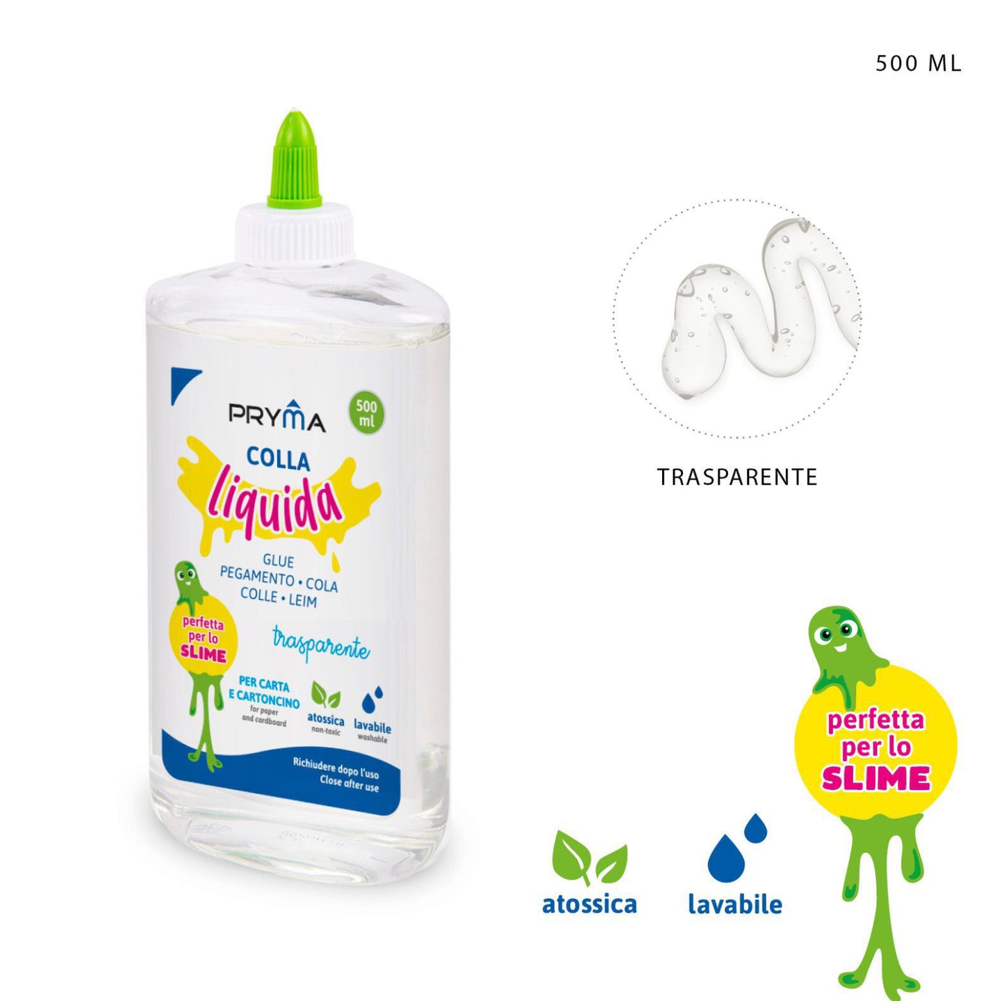 PRYMA colla liquida trasparente 500ml