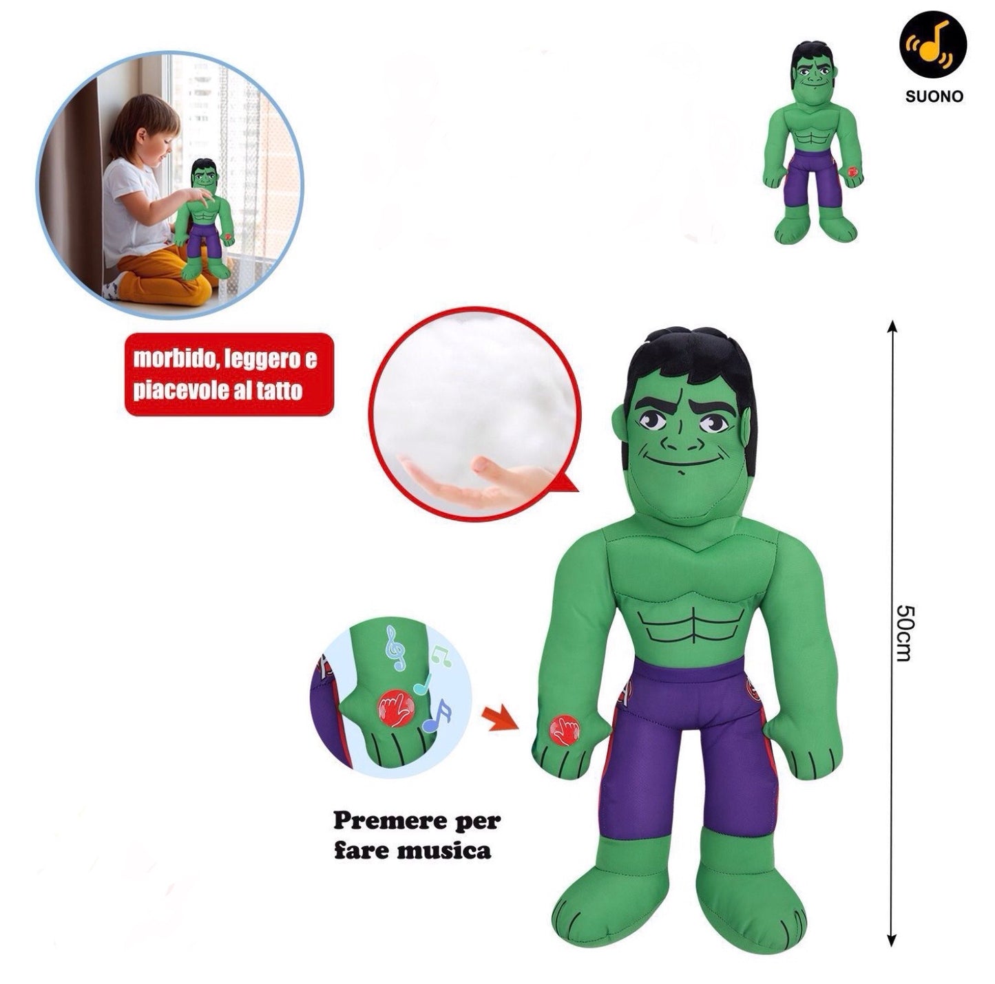 PELUCHE Marvel 50cm