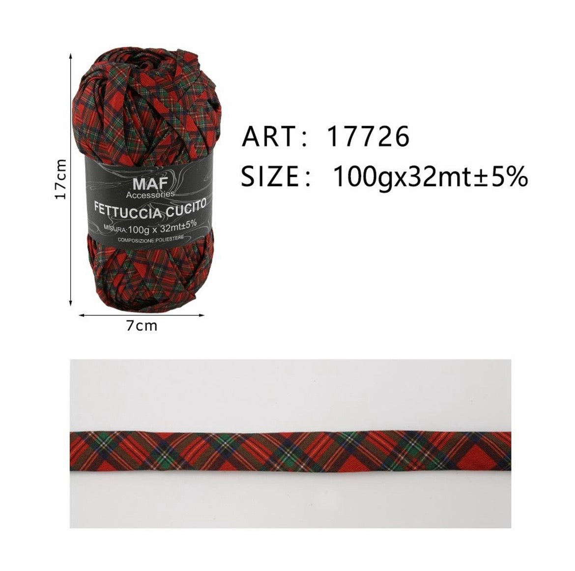 MAF FETTUCCIA CUCITO 17726