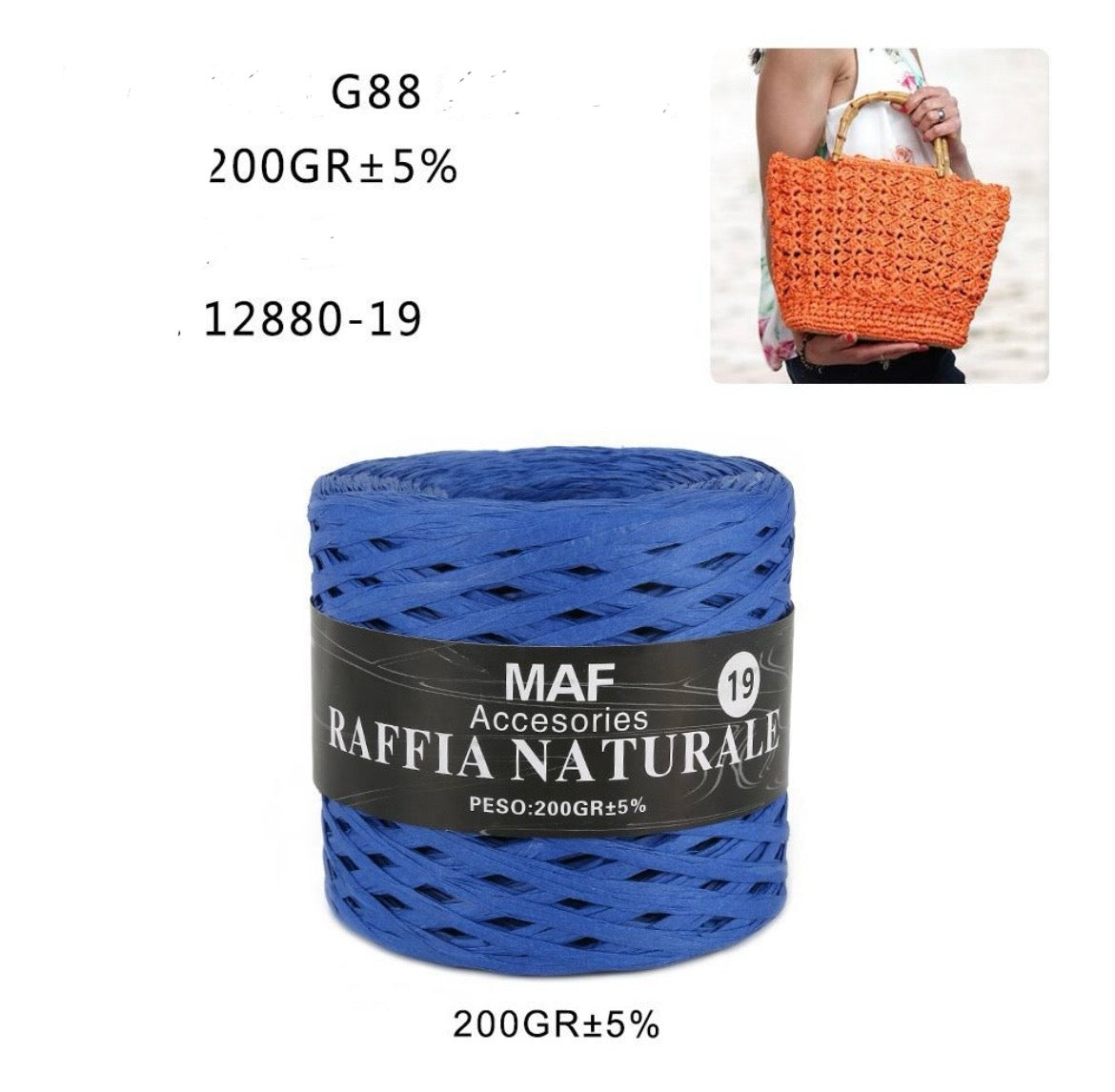 MAF raffia naturale 12880-19