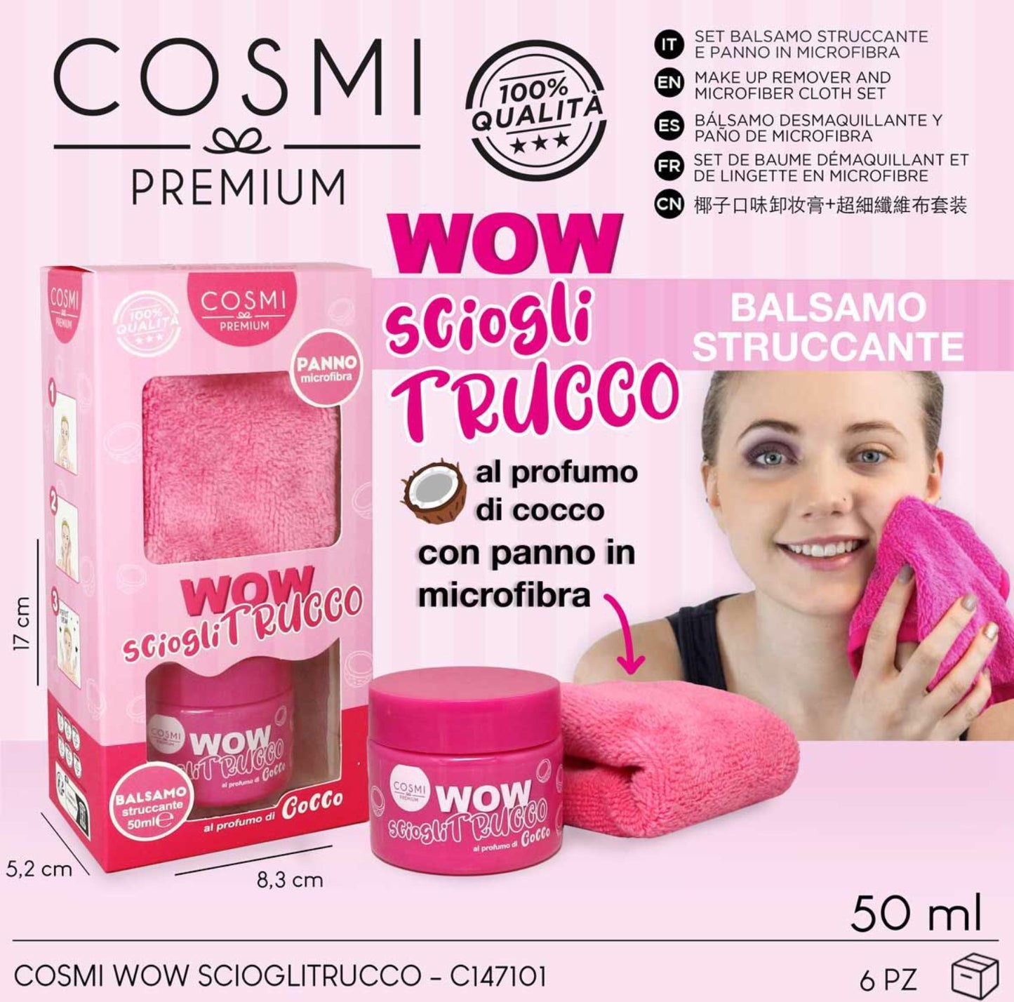 Cosmi wow scioglitrucco 50ml