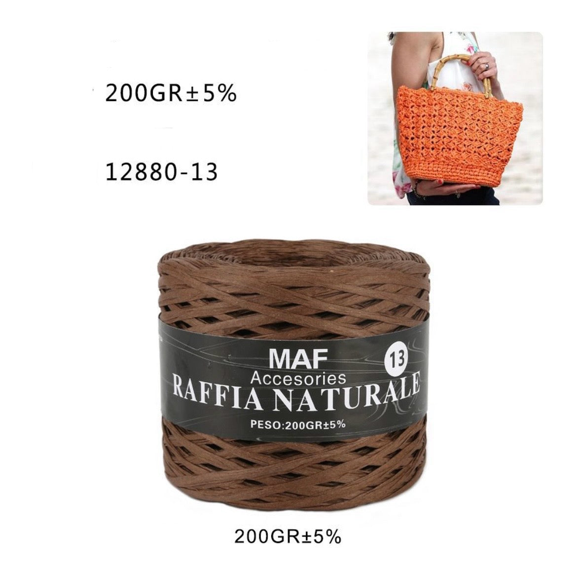 MAF raffia naturale 12880-13