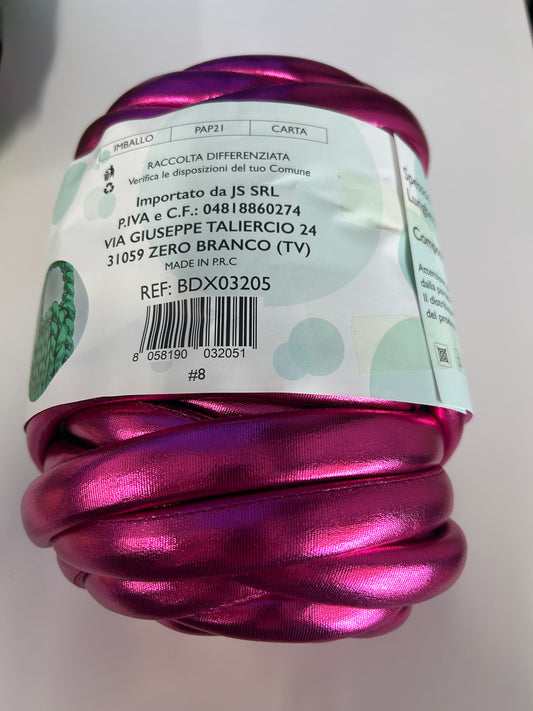 FILATO gigante 500g 8# metallizzato