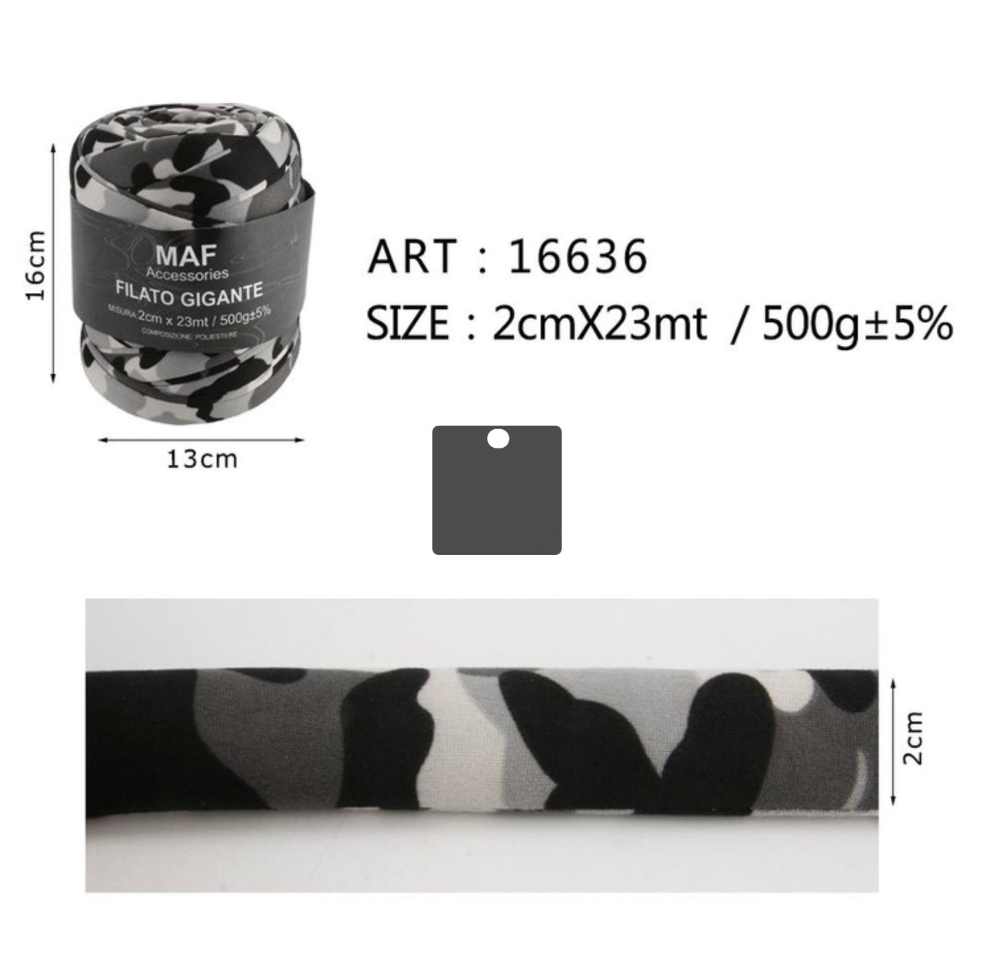 MAF MARSHMALLOW IN POLIESTERE 16636