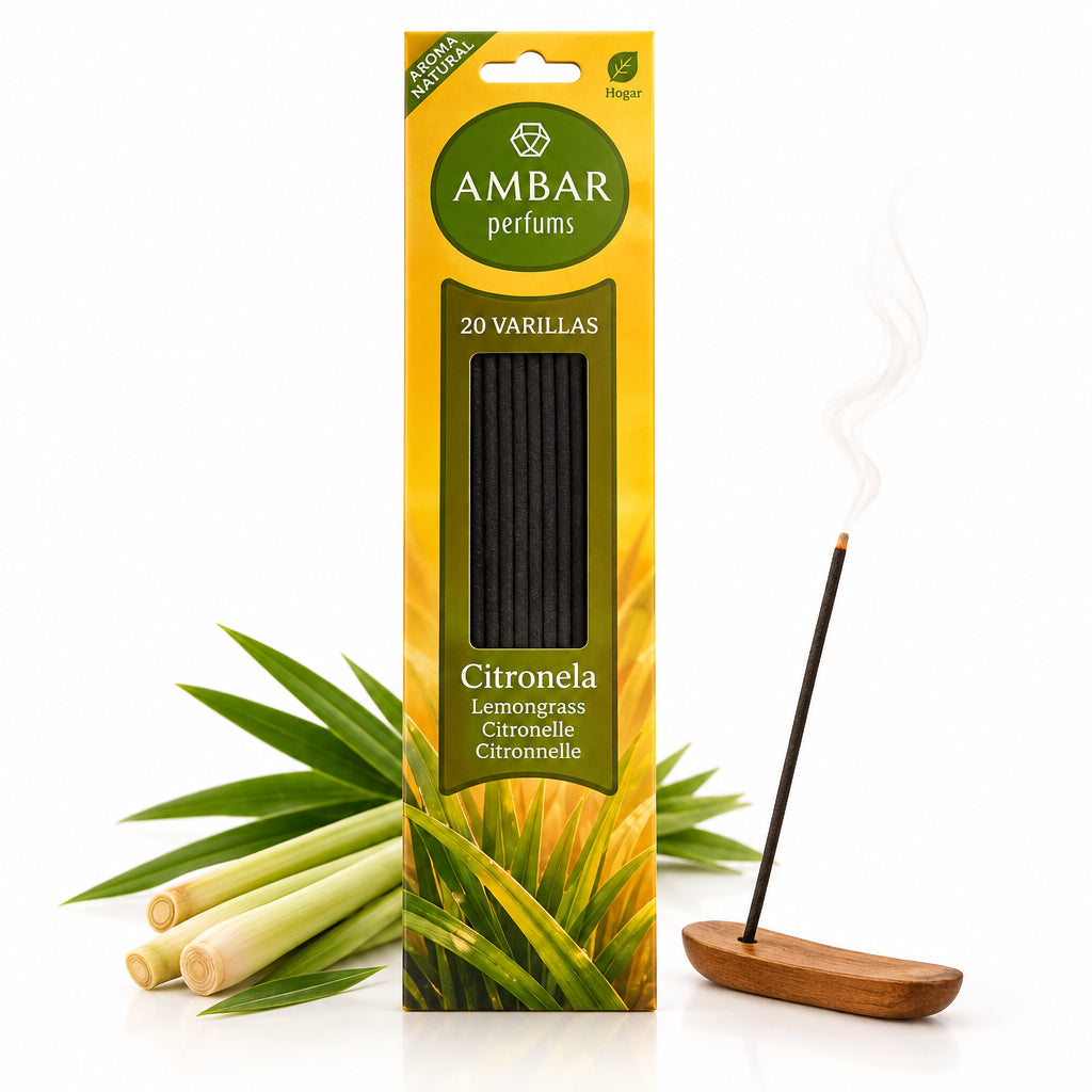 AMBAR INCIENSO CITRONELLA VARILLAS 20PZ