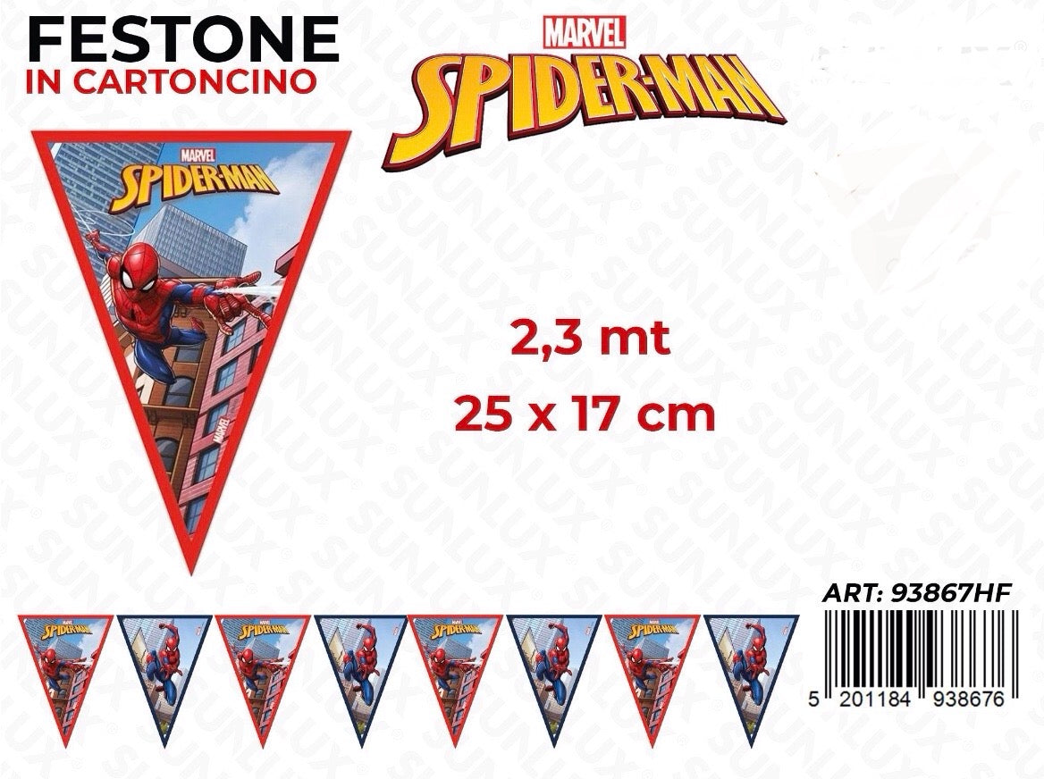 FESTONE spiderman 2.3mt