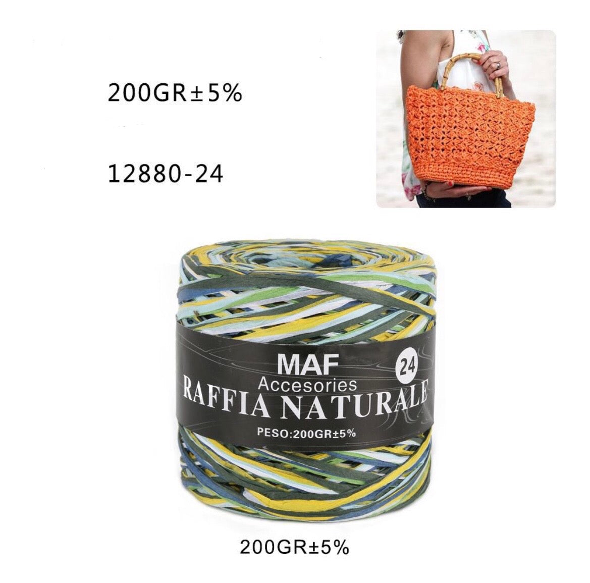 MAF RAFFIA NATURALE 12880-24