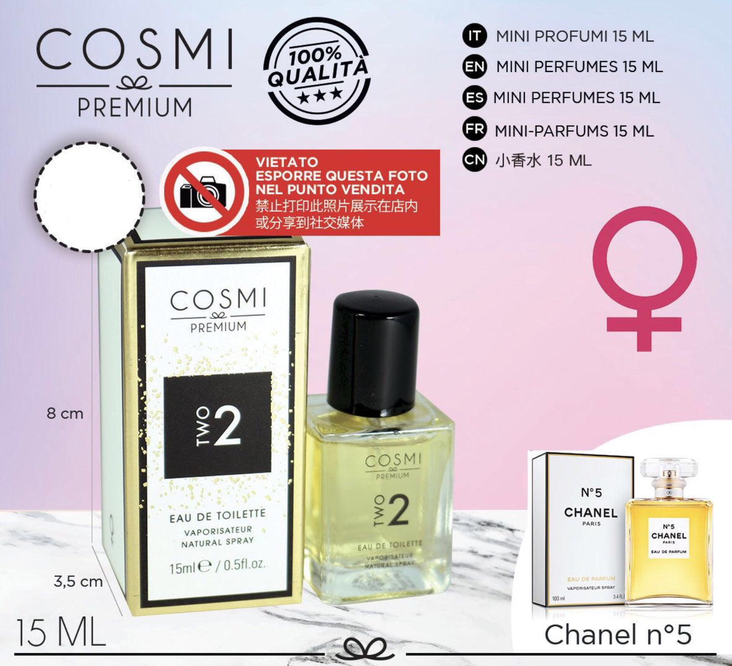 COSMI mini profumo eau de toilette 15ml N.2
