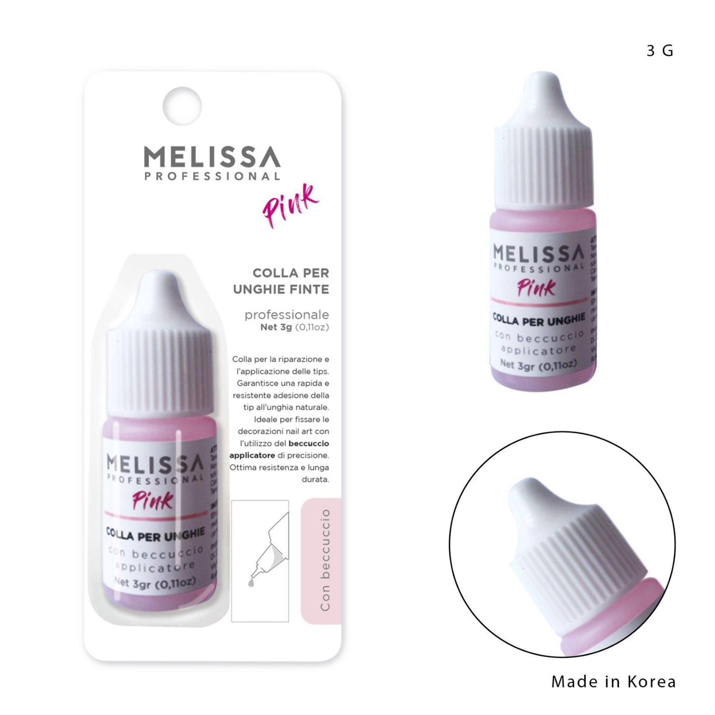 MELISSA colla per unghie PINK