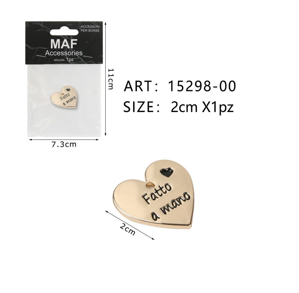MAF ETICCHETE HANDMADE 15298-00