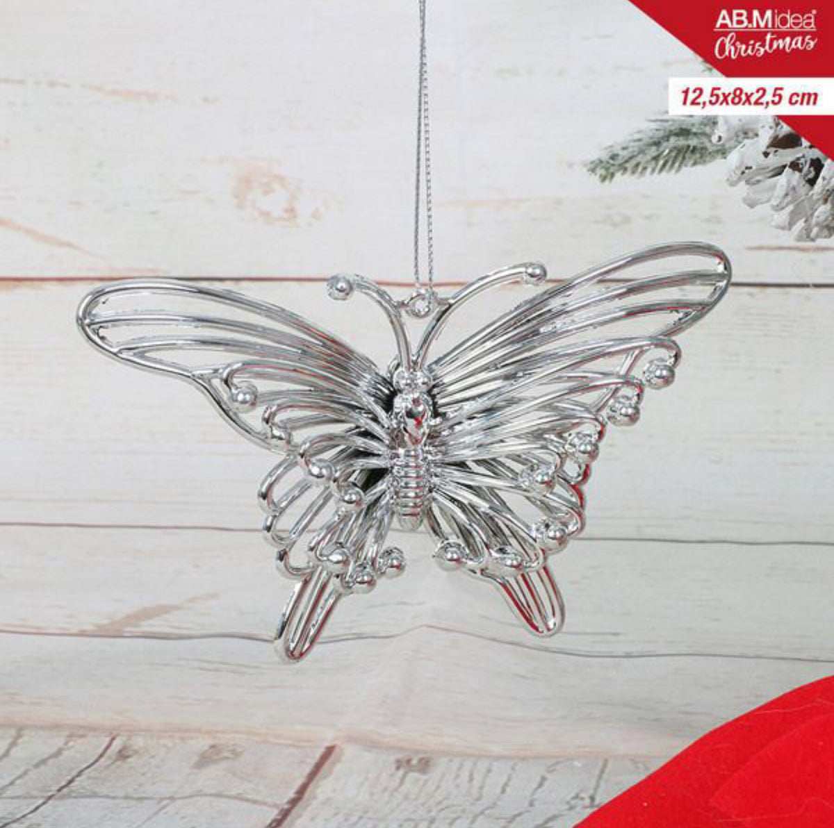 NATALIZIA appendino farfalla 12,5x8cm
