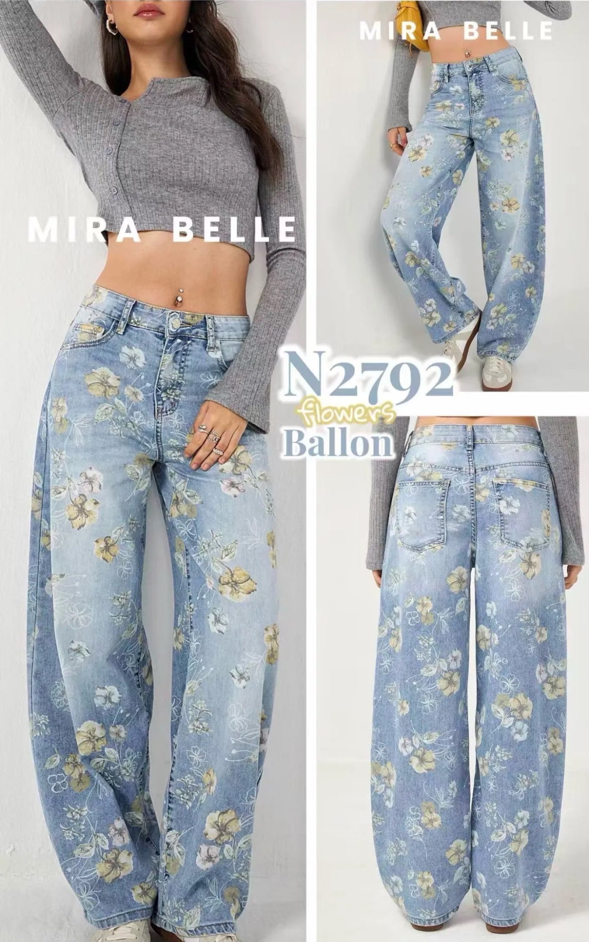 PANTALONE DI jeans N2792