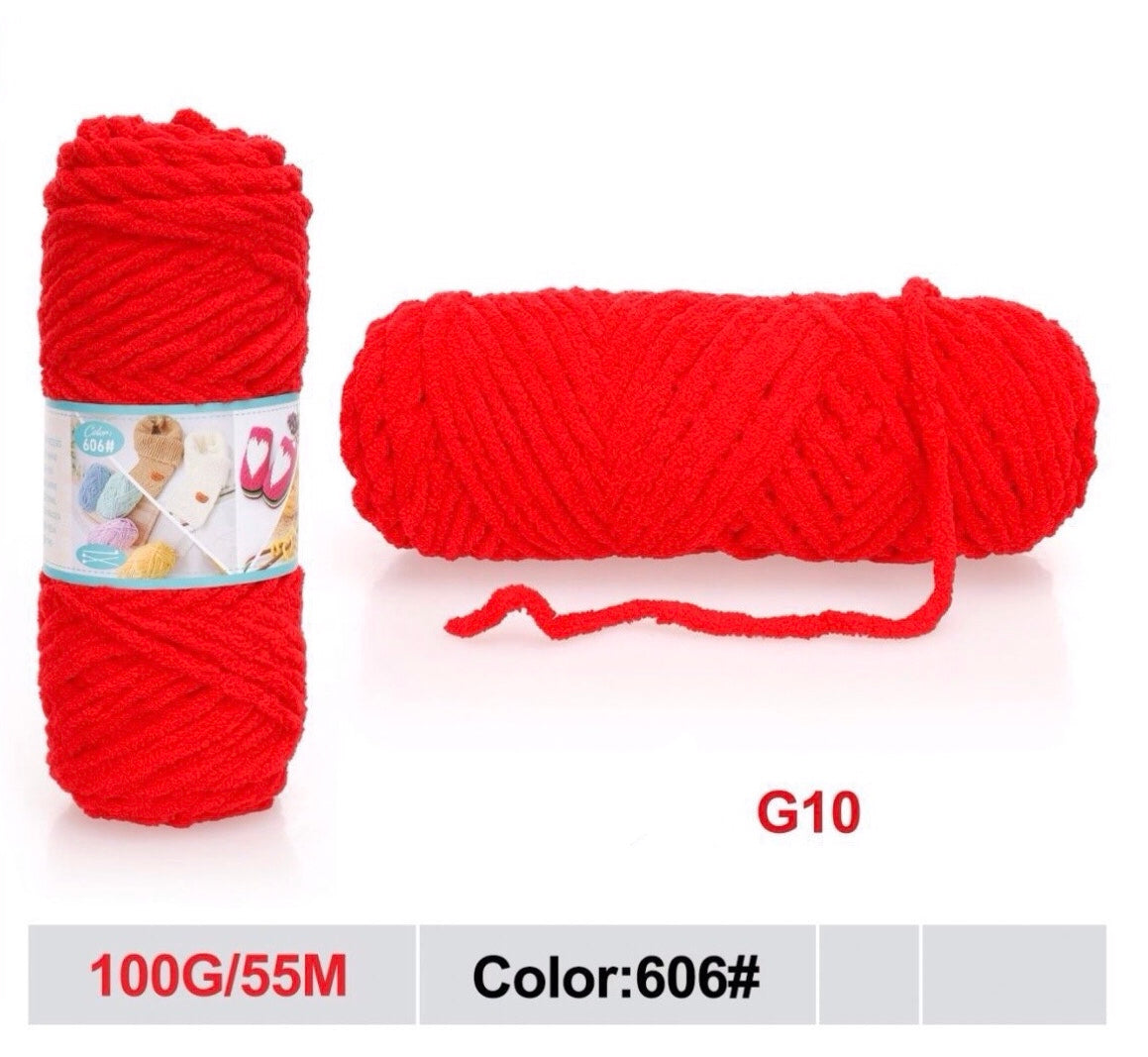 FILATI Giada rosso 100g 55M G10