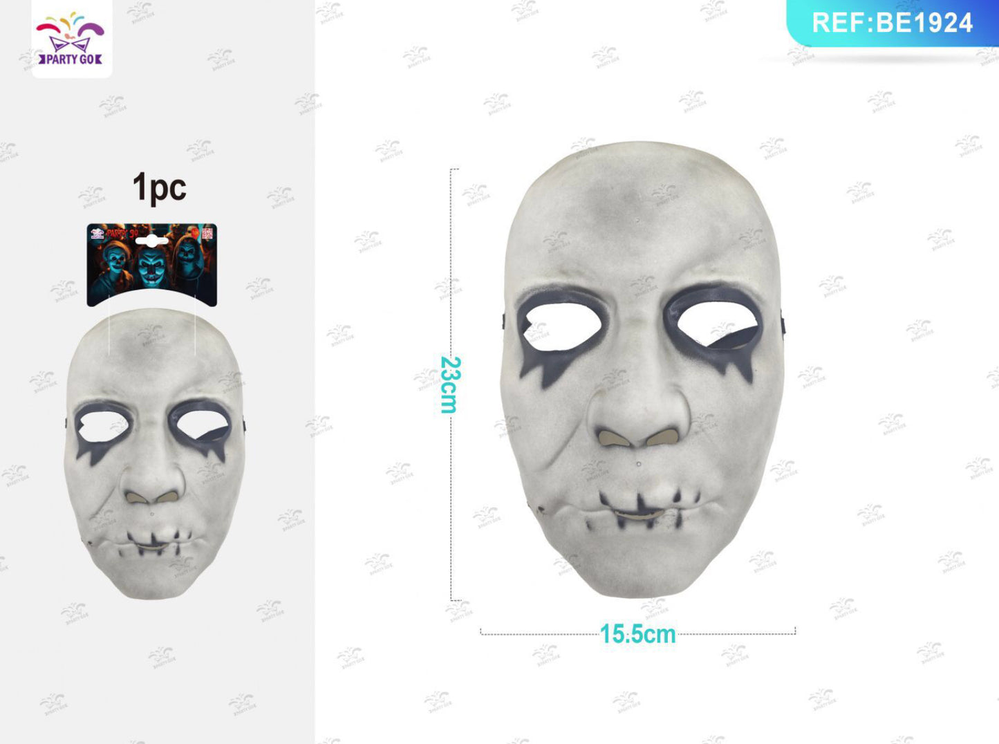 HALLOWEEN maschera di Halloween 23x15,5cm