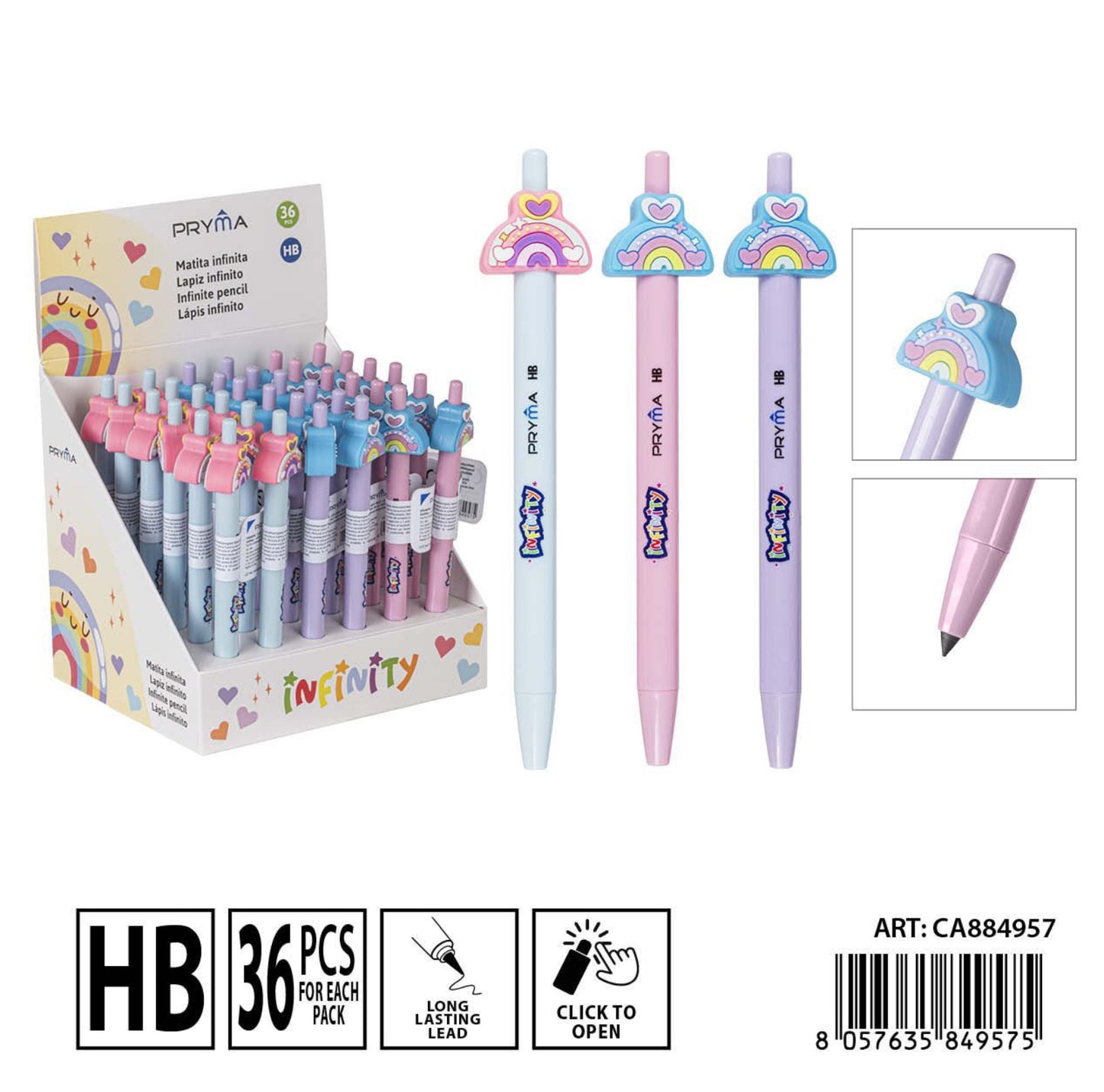 PRYMA matita infinita HB 14.5cm