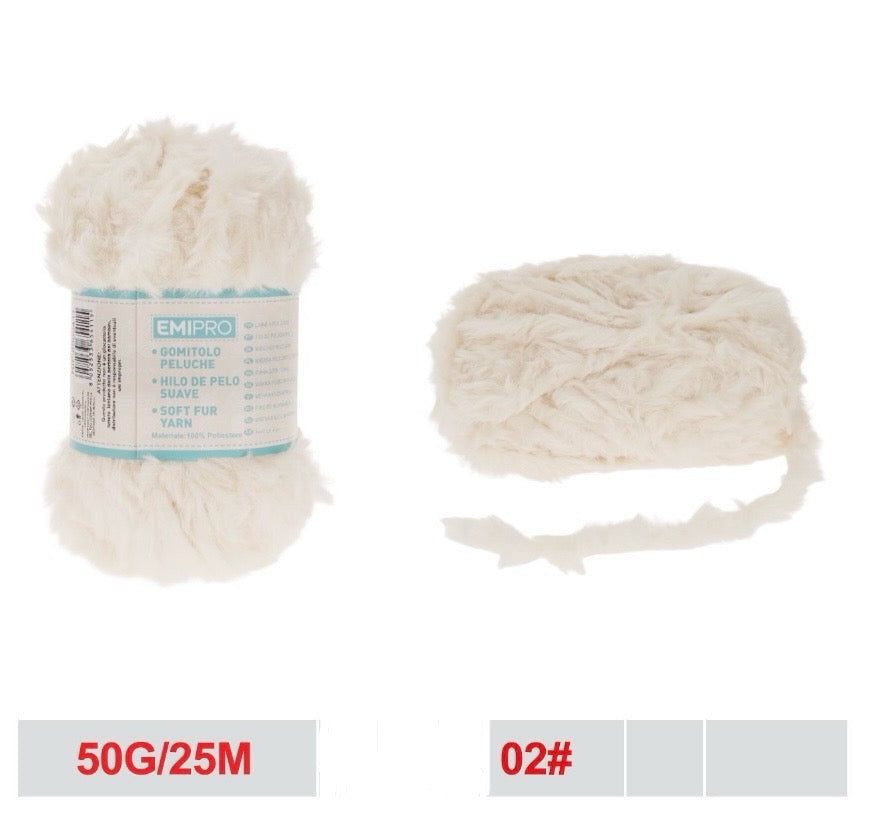 EMI gomitolo peluche 50g/25m 02#