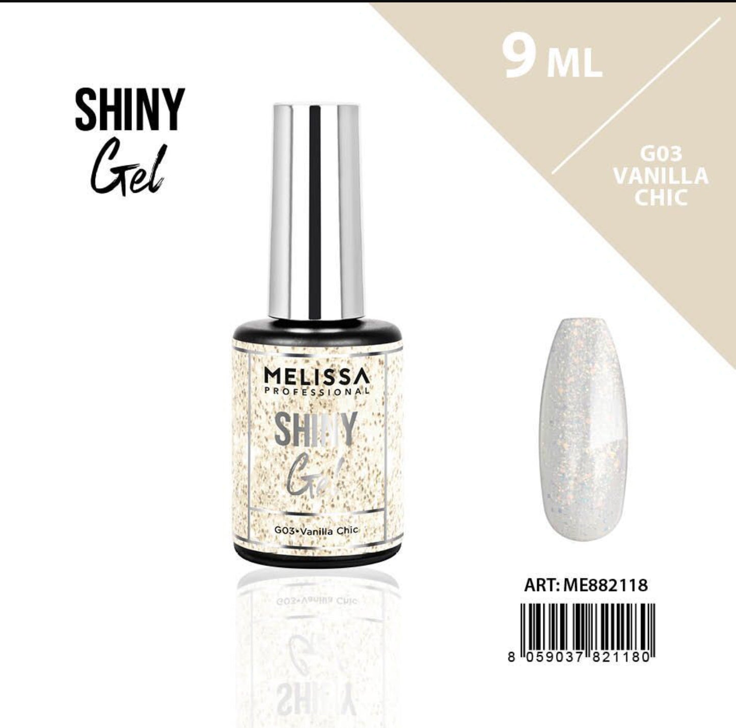 MELISSA Gel shiny G03 vanilla chic