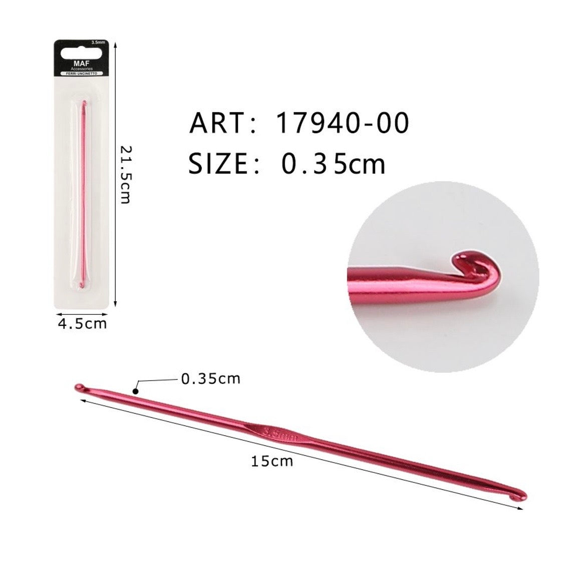 MAF FERRI UNCINETTO DOPPIA PUNTA 17940-00