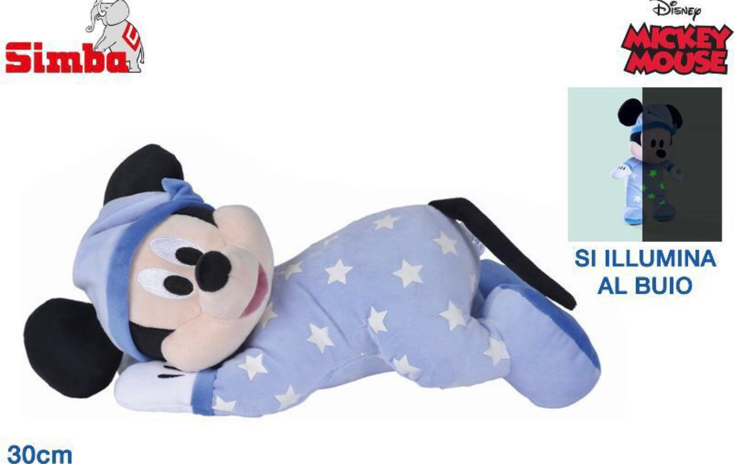 PELUCHE Baby Mickey sdra.luminoso 30cm