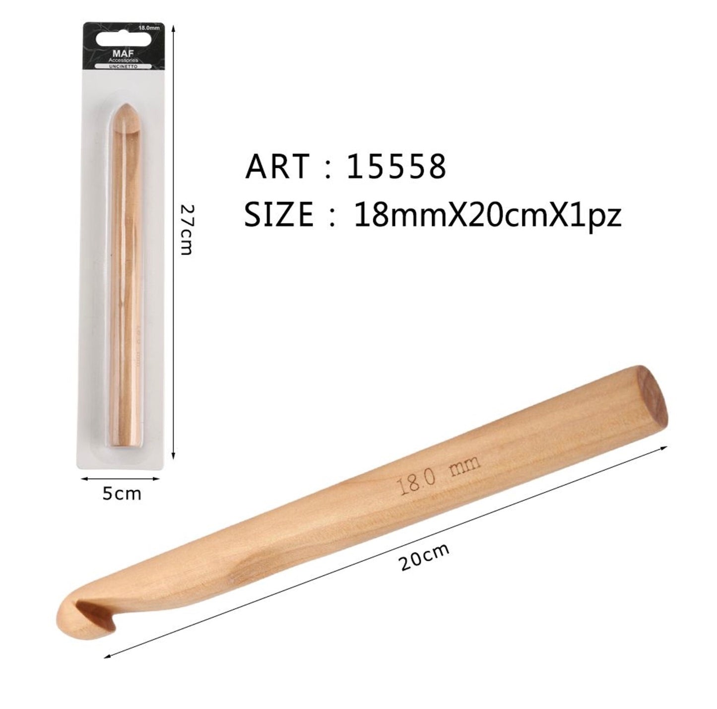 MAF UNCINETTO BAMBU 18MM 15558