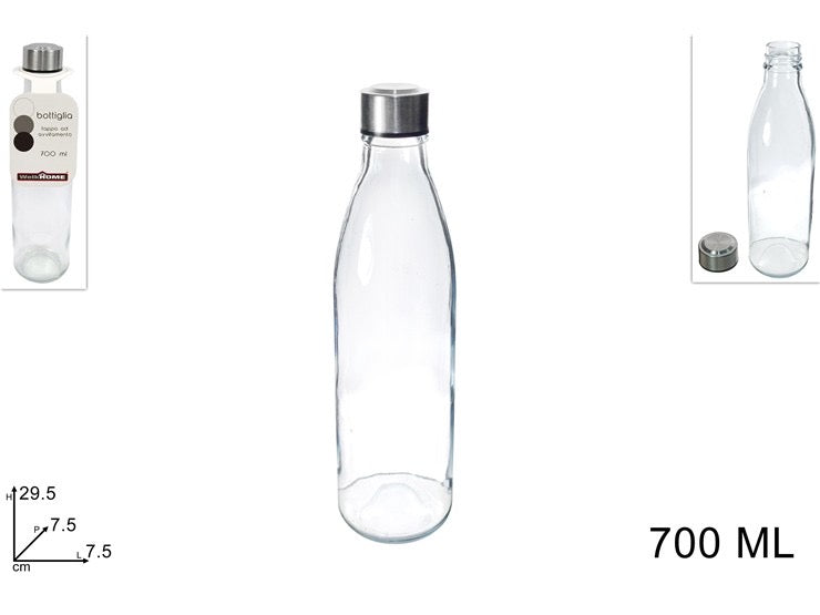 BOTTIGLIA VETRO C TAPPO 700ML